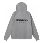 Fear of God Light Gray Essentials Hoodie