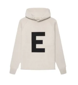 Essentials Fear Of God Kids Big E Knit Hoodie Wheat
